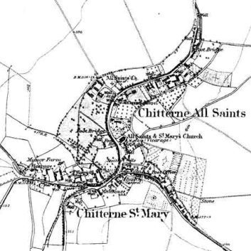 Old Map of Chitterne Parishes Old map of Chitterne parishes